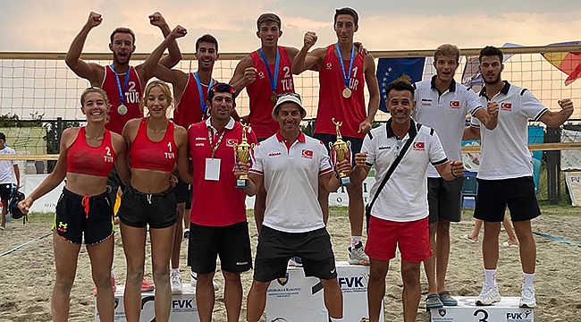 U22 Balkan Plaj Şampiyonası’nda Millilerimizden Altın ve Gümüş Madalya