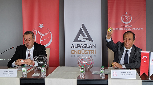 Alpaslan Endüstri Erkekler Voleybol 1. Ligi’nde 2022-2023 Voleybol Sezonu Fikstürü Çekildi