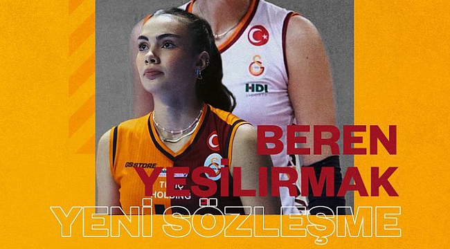 Galatasaray, Beren Yeşilırmak'la sözleşme yeniledi 