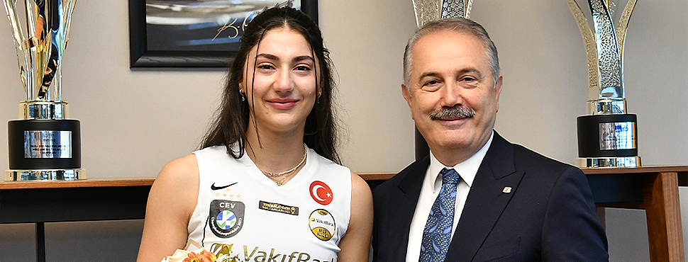 Vakıfbank Buket Gülübay'a teşekkür etti.