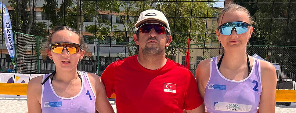 Temsilcilerimiz U18 Plaj Voleybolu Balkan Şampiyonasına Galibiyetle Başladı