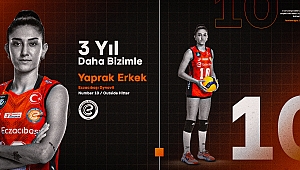 Milli Smaçör Yaprak Erkek, 3 Yıl Daha Eczacıbaşı'nda!