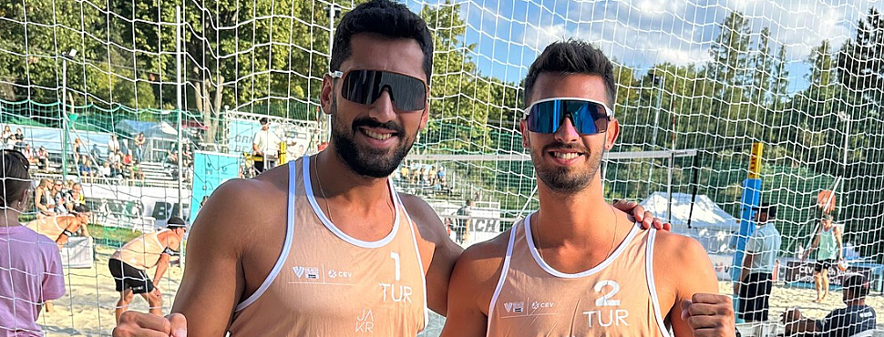 Yusuf Özdemir – Batuhan Kuru, VW Beach Pro Tour Brno Futures Etabı’nda Çeyrek Finalde