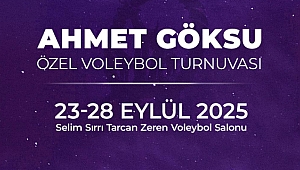Ahmet Göksu Özel Voleybol Turnuvası yapılacak
