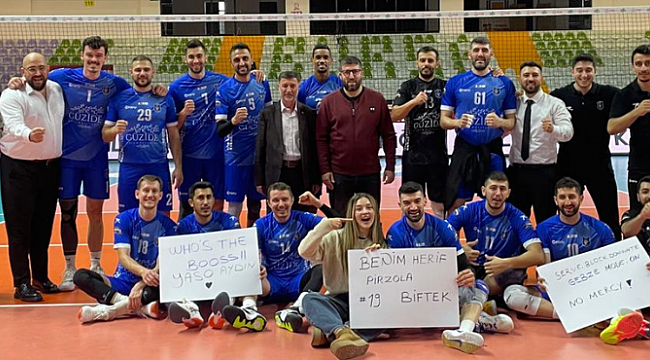 Gebze Belediyespor Efeler Ligi'ne galibiyetle 'merhaba' dedi