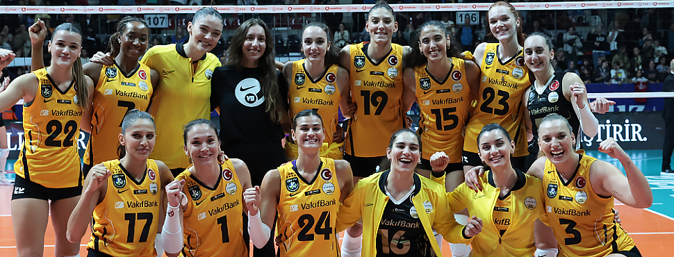 Vakıfbank kaldığı yerden kazanmaya devam ediyor