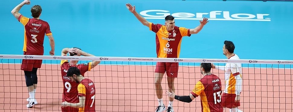 Galatasaray HDI Sigorta, Knack Roeselare'yi 3-2 Mağlup Etti