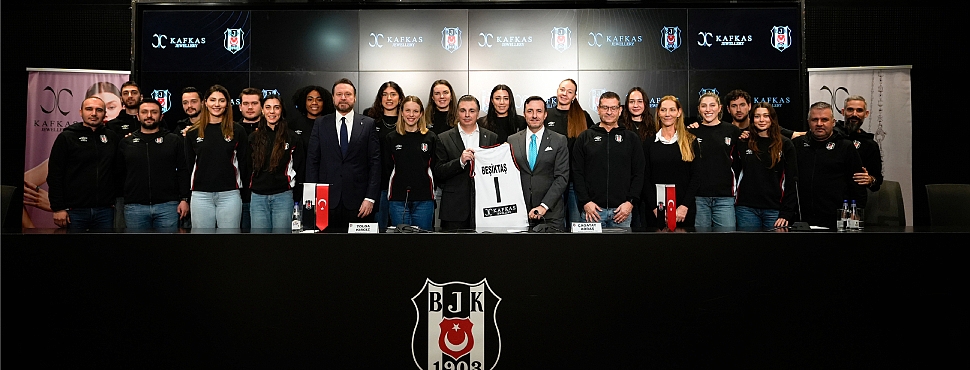 Kafkas Mücevherat, Beşiktaş'a Forma Sırt Alt Sponsoru Oldu