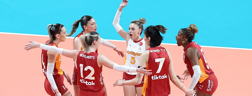 Galatasaray Daikin, CSO Voluntari 2005'i 3-0 Mağlup Etti