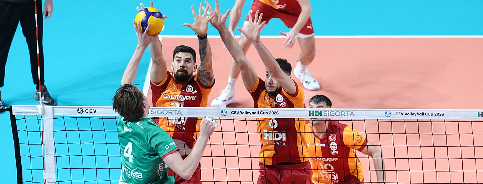 Galatasaray HDI Sigorta, Greenyard Maaseik'e 3-2 Mağlup Oldu