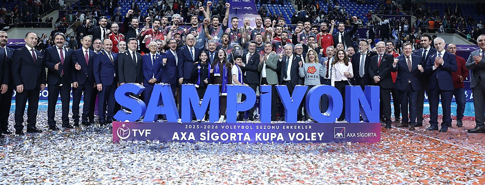 2026 Erkekler AXA Sigorta Kupa Voley'de Şampiyon Ziraat Bankkart