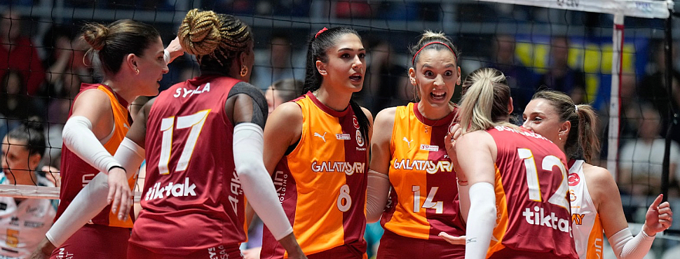 Galatasaray Daikin, CEV Kupası Final İlk Maçında Chieri'76 Takımını 3-2 Mağlup Etti