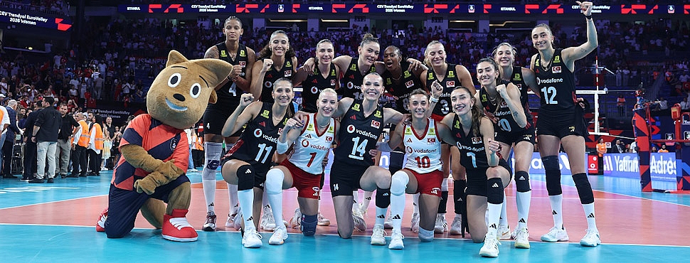 Filenin Sultanları, CEV Trendyol 2026 Avrupa Şampiyonası'nda 2'de 2 Yaptı