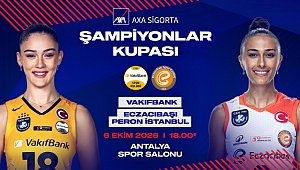 2026 Kadınlar AXA Sigorta Şampiyonlar Kupası Sahibini Buluyor