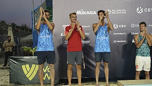 Yusuf Özdemir ve Batuhan Kuru İkilisinden VW Beach Pro Tour Futures Alanya Etabı'nda Gümüş Madalya
