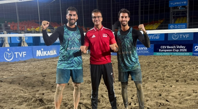 Yusuf Özdemir ve Batuhan Kuru, VW Beach Pro Tour Futures Alanya Etabı'nda Yarı Finalde
